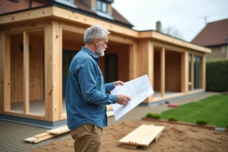 Agrandissement de maison en bois avec un professionnel qualifié