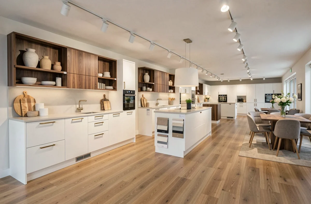Showroom de Meubles Andrieux SARL en Haute-Vienne proposant cuisines et mobilier coordonnés